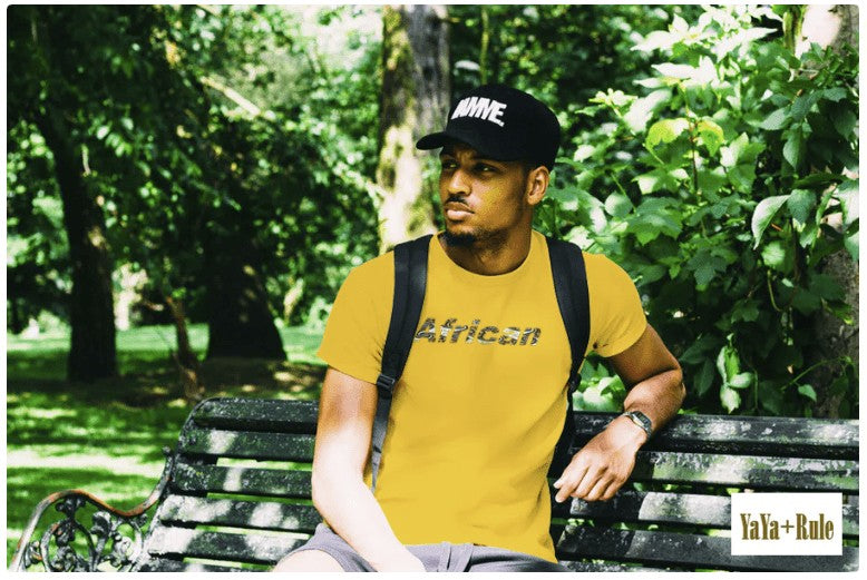 African Print Color Short-Sleeve Unisex T-Shirt YaYa+Rule