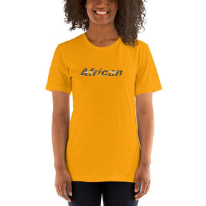 African Print Color Short-Sleeve Unisex T-Shirt YaYa+Rule