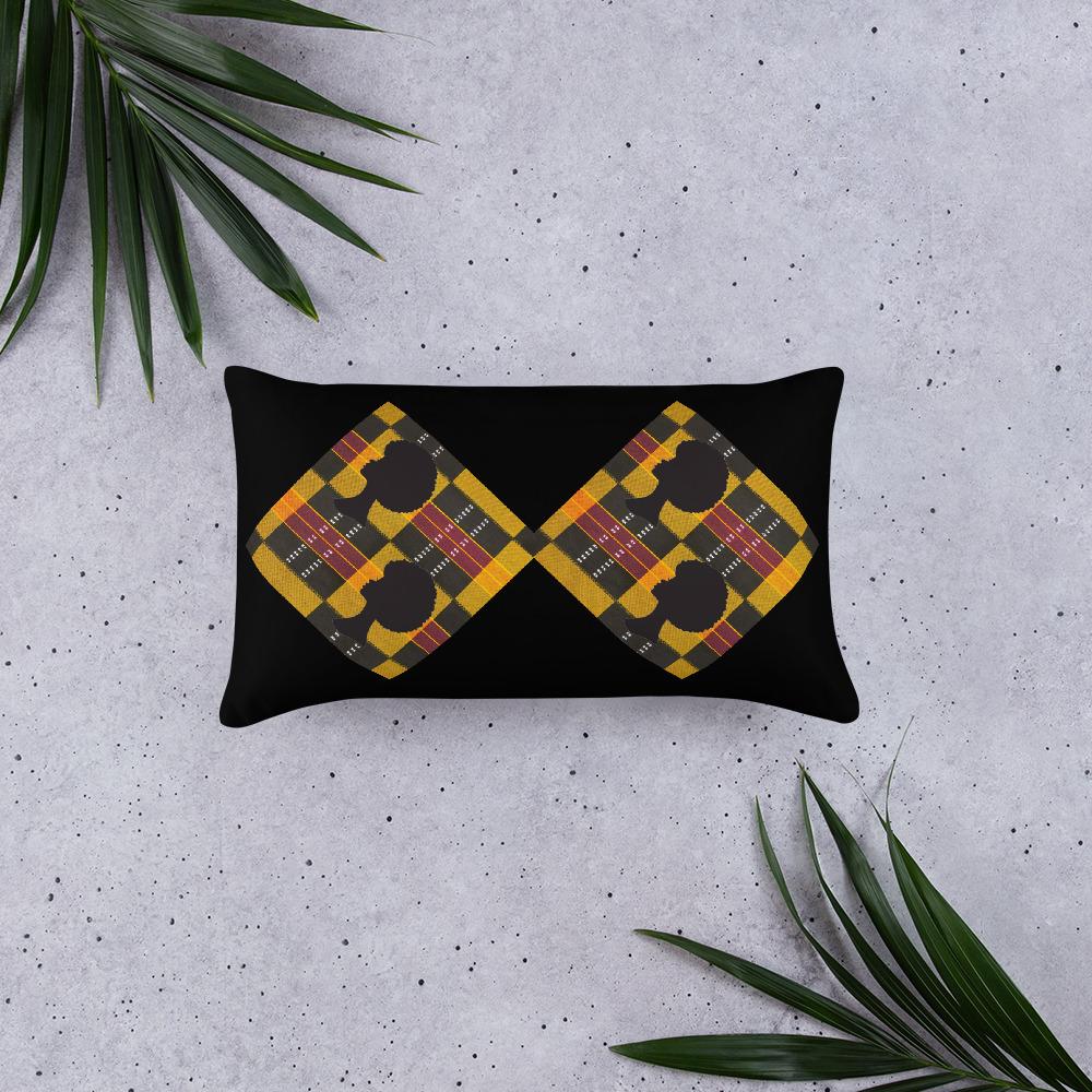 Afro African Print Pillow YaYa+Rule