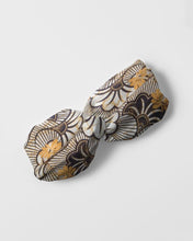 Load image into Gallery viewer, Black Gold African Print Twist Knot Headband Set YaYa+Rule