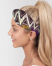 Load image into Gallery viewer, Black Gold African Print Twist Knot Headband Set YaYa+Rule