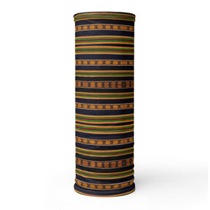 Black Kente African Print Neck Gaiter YaYa+Rule