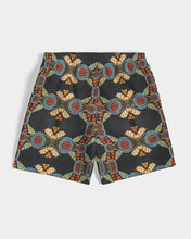 Load image into Gallery viewer, Black Multi Color African print Men&#39;s Swim Trunk YaYa+Rule