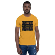 Load image into Gallery viewer, Black Power Kente Color Short-Sleeve Unisex T-Shirt YaYa+Rule