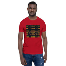 Load image into Gallery viewer, Black Power Kente Color Short-Sleeve Unisex T-Shirt YaYa+Rule