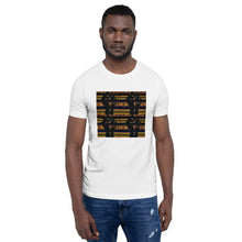 Load image into Gallery viewer, Black Power Kente Color Short-Sleeve Unisex T-Shirt YaYa+Rule