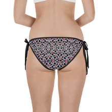 Load image into Gallery viewer, Black Purple Feather African Print Bikini Bottom YaYa+Rule