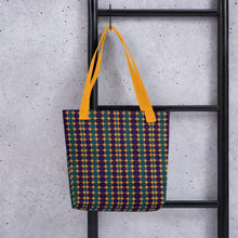 Load image into Gallery viewer, Blue Purple African Print Tote bag YaYa+Rule