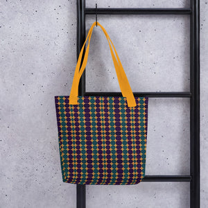 Blue Purple African Print Tote bag YaYa+Rule