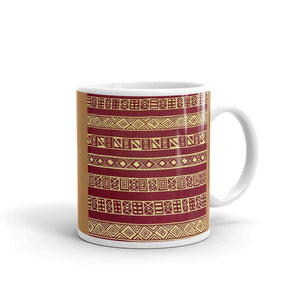 Brown African Print Mug YaYa+Rule