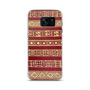 Brown African Print Samsung Case YaYa+Rule