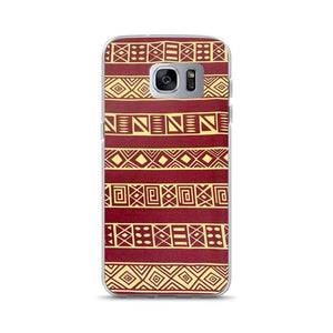 Brown African Print Samsung Case YaYa+Rule