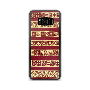 Brown African Print Samsung Case YaYa+Rule