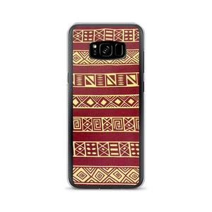 Brown African Print Samsung Case YaYa+Rule