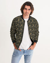 Load image into Gallery viewer, Brown Bogolan African Print Men&#39;s Bomber Jacket YaYa+Rule