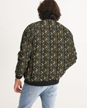 Load image into Gallery viewer, Brown Bogolan African Print Men&#39;s Bomber Jacket YaYa+Rule