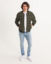 Load image into Gallery viewer, Brown Bogolan African Print Men&#39;s Bomber Jacket YaYa+Rule