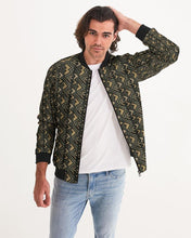 Load image into Gallery viewer, Brown Bogolan African Print Men&#39;s Bomber Jacket YaYa+Rule