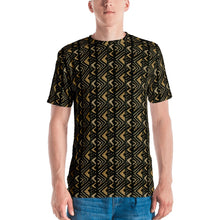 Load image into Gallery viewer, Brown Bogolan African Print Men&#39;s T-shirt YaYa+Rule