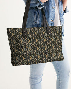 Brown Bogolan African Print Stylish Tote YaYa+Rule