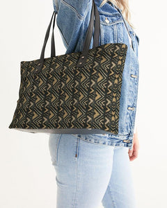 Brown Bogolan African Print Stylish Tote YaYa+Rule