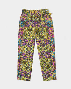 Fun African Print Women's Belted Tapered Pants YaYa+Rule