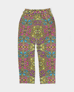 Fun African Print Women's Belted Tapered Pants YaYa+Rule
