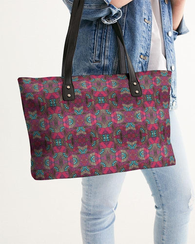 Fuschia African print Stylish Tote YaYa+Rule