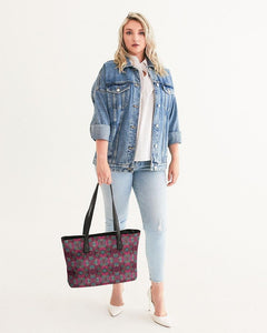 Fuschia African print Stylish Tote YaYa+Rule