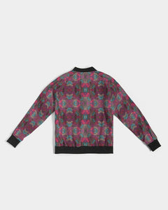Fuschia African-print Women's Bomber Jacket YaYa+Rule