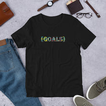Load image into Gallery viewer, Goals African Print Color Short-Sleeve Unisex T-Shirt YaYa+Rule