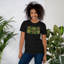 Load image into Gallery viewer, Green African Print Color Short-Sleeve Unisex T-Shirt YaYa+Rule