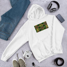 Load image into Gallery viewer, Green African Print Unisex Hoodie YaYa+Rule