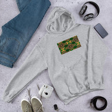 Load image into Gallery viewer, Green African Print Unisex Hoodie YaYa+Rule