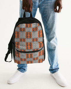 Gye Nyame African Print Small Canvas Backpack YaYa+Rule
