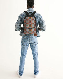 Gye Nyame African Print Small Canvas Backpack YaYa+Rule