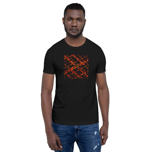 Kente Crossing African Print Color Short-Sleeve Unisex T-Shirt YaYa+Rule