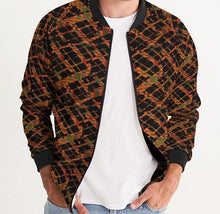 Load image into Gallery viewer, Kente Crossing African Print Men&#39;s Bomber Jacket YaYa+Rule