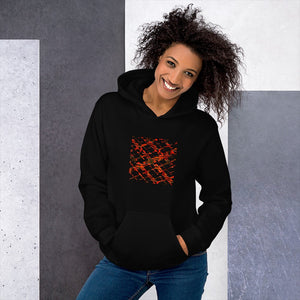 Kente Crossing African Print Unisex Hoodie YaYa+Rule