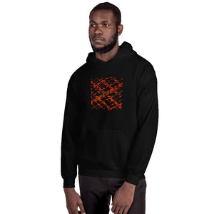 Kente Crossing African Print Unisex Hoodie YaYa+Rule