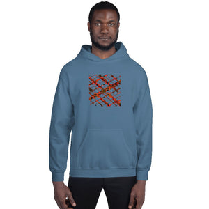 Kente Crossing African Print Unisex Hoodie YaYa+Rule