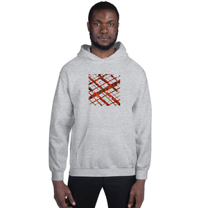 Kente Crossing African Print Unisex Hoodie YaYa+Rule