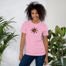 Load image into Gallery viewer, Kente Sun African Print Color Short-Sleeve Unisex T-Shirt YaYa+Rule