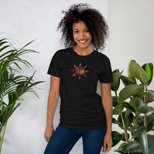 Load image into Gallery viewer, Kente Sun African Print Color Short-Sleeve Unisex T-Shirt YaYa+Rule