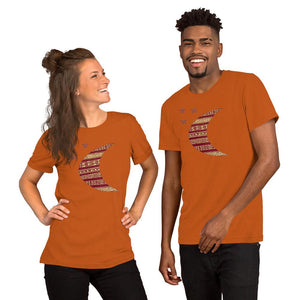 Moon African Print Short-Sleeve Unisex T-Shirt YaYa+Rule