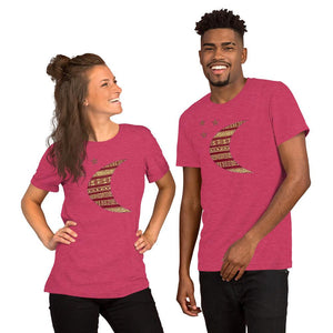 Moon African Print Short-Sleeve Unisex T-Shirt YaYa+Rule