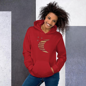 Moon African Print Unisex Hoodie YaYa+Rule