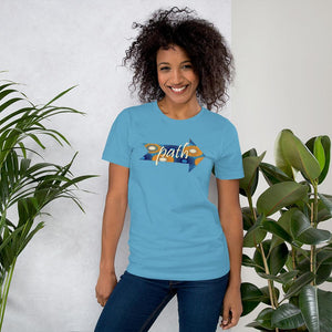 Path African Print Color Short-Sleeve Unisex T-Shirt YaYa+Rule