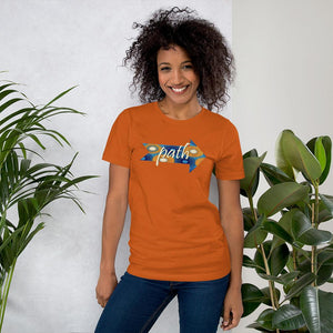 Path African Print Color Short-Sleeve Unisex T-Shirt YaYa+Rule