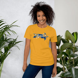 Path African Print Color Short-Sleeve Unisex T-Shirt YaYa+Rule
